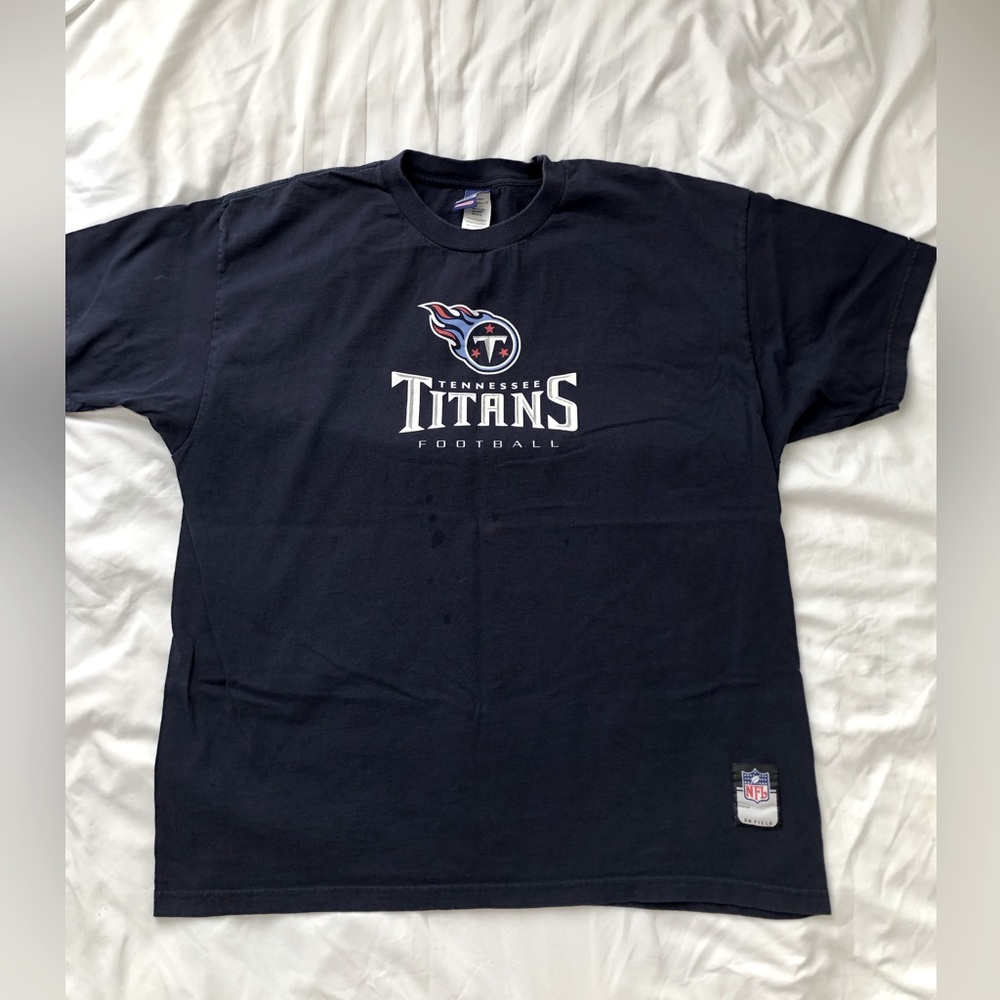 Tennessee Titans Men’s XL T Shirt Navy Blue College Football NFL